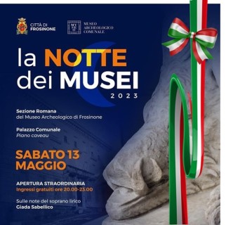 <strong>La notte Europea dei Musei anche a Frosinone</strong>